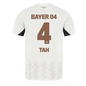 Bayer Leverkusen Jonathan Tah #4 Gostujuci Dres 2024-25 Kratak Rukavima